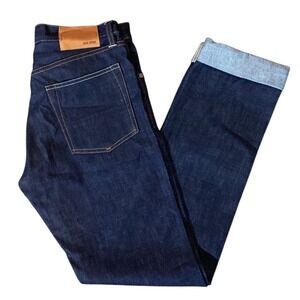 NWT  Men's JACK SPADE BT-01 SELVAGE Slim Black Jeans Button Fly Size 29 X 31